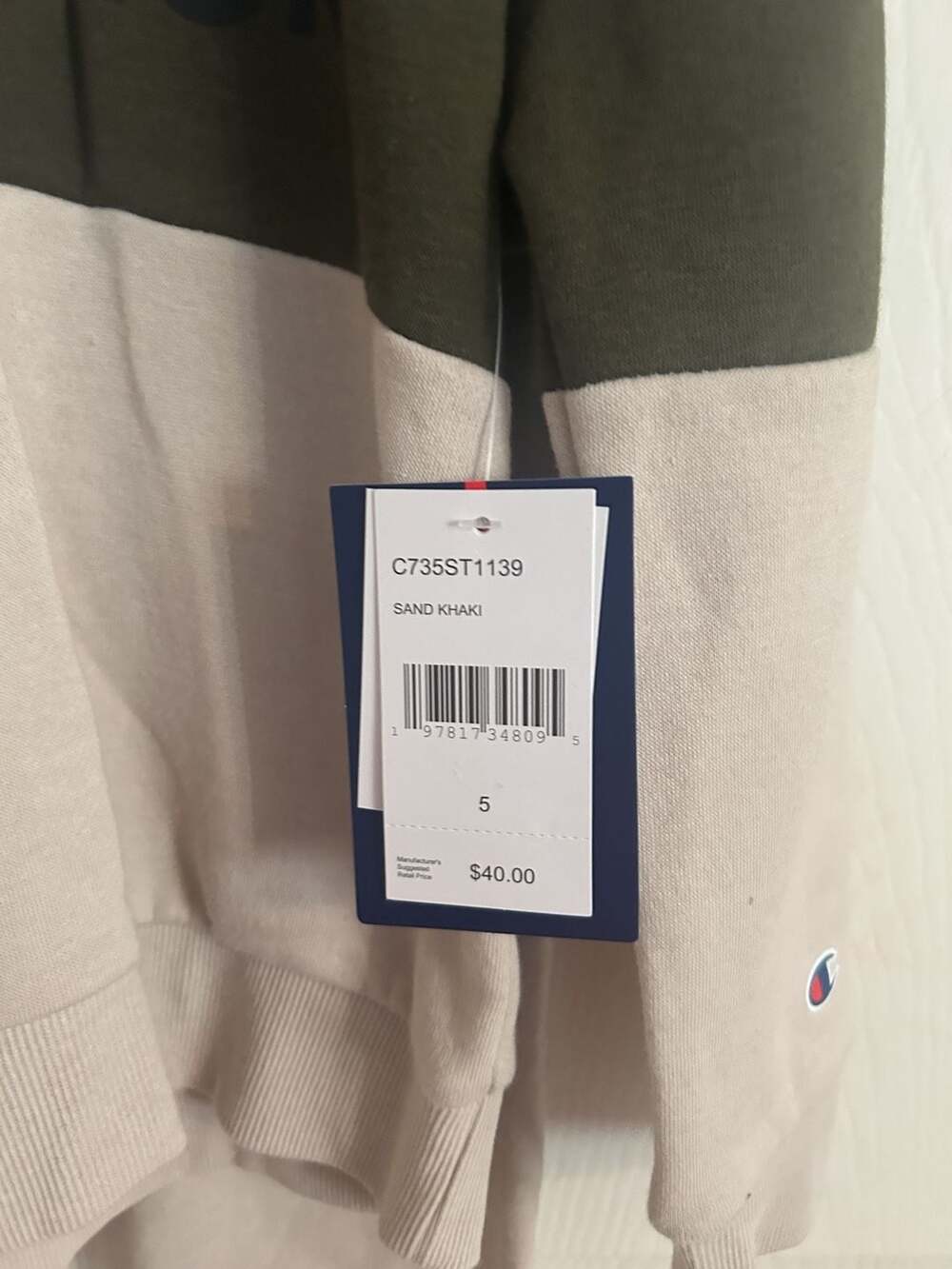 Champion Hoodie And Jogger Set Size 5 Sand Khaki - Picture 2 of 3